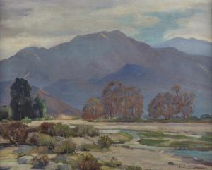 GRANDIN CARRUTHERS MABEL 1886-1972,Stream in a mountain landscape,John Moran Auctioneers 2018-05-22