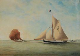 GRANDIN Eugene,Sauvetage du ballon étoile des mers, capitaine Val,1903,Kapandji Morhange 2021-06-25