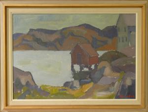 GRANDIN Svän 1906-1982,Kustmotiv.,Auktionskompaniet SE 2008-11-02
