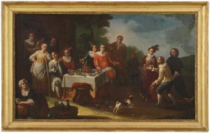 GRANERI Giovanni Michele 1708-1762,La dissipazione del figliol prodigo,Meeting Art IT 2023-11-11
