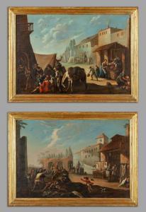 GRANERI Giovanni Michele 1708-1762,Scene di mercato,Boetto IT 2021-12-14