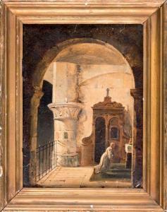 GRANET Francois Marius 1775-1849,Moine en prière.,1810,Damien Leclere FR 2018-11-26
