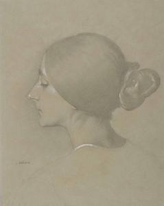 GRANIE Joseph 1866-1916,Tête de femme au chignon,Christie's GB 2018-06-20