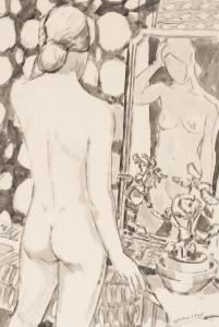 GRANSOW Helmut 1921-2012,Nude in a Mirror,Heffel CA 2023-05-27