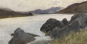 GRANT Carleton,Snowdon from Capel Curig with Llyn Mymbyr to the f,1894,Rogers Jones & Co 2022-09-27