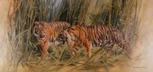 GRANT Donald 1930-2001,Distinguished Company (Two tigers),Bellmans Fine Art Auctioneers 2022-11-15