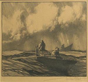 GRANT Gordon Hope 1875-1962,Untitled (Fishermen in a Storm),Bonhams GB 2008-06-29