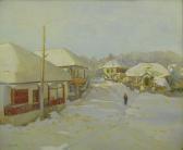 Grant Nicolae 1868-1950,Un colt din Campulung Muscel,Alis Auction RO 2012-01-17