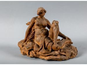 GRAS Jean Pierre 1879-1964,Femme nue assise,1911,Hôtel des ventes d'Avignon FR 2022-10-22