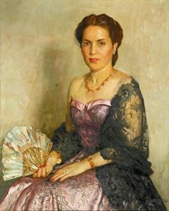 GRAS Lluís Martí 1887,Retrato femenino,1950,Balclis ES 2009-05-27