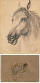 GRASHOF Otto 1812-1876,Horse portrait,Van Ham DE 2023-11-17