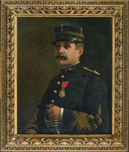 GRASSET Auguste 1829-1884,Portrait d'un officier,Etienne de Baecque FR 2022-03-07