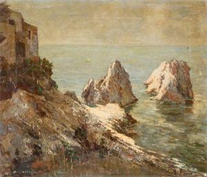 GRASSI Alfonso 1918-2002,I faraglioni di Capri,Casa d'Aste Arcadia IT 2024-04-18