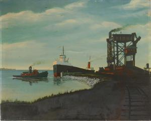 GRATHWOL Ray 1900-1992,Ship at Port,Rachel Davis US 2024-03-23