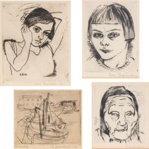 GRAUMANN ERWIN 1902-1988,Bildnis einer jungen Frau,1926,Kastern DE 2021-07-03