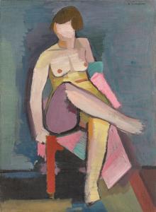GRAUMANN ERWIN 1902-1988,Seated nude,1928-9,Villa Grisebach DE 2021-12-03