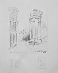 GRAVE DE PERALTA JOSE,Sketches of Rome,2012,Heritage US 2012-12-12
