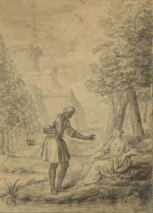 GRAVELOT Hubert Fr. d'Anville 1699-1773,Episode de Paul et Virginie,Rossini FR 2023-06-22