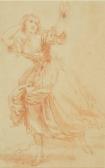 GRAVELOT Hubert Fr. d'Anville 1699-1773,Etude de Jeune Femme,Trinity Fine Arts, LLC US 2008-11-15