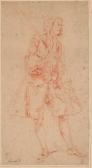 GRAVELOT Hubert Fr. d'Anville 1699-1773,Ritratto di uomo con stendardo,Cambi IT 2022-06-15