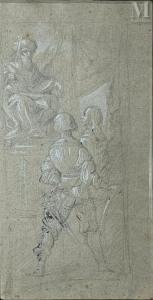 GRAVELOT Hubert Fr. d'Anville 1699-1773,Scène historique,Millon & Associés FR 2024-02-08