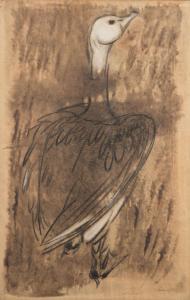 GRAVES Morris 1910-2001,Young Gander in the Marsh Grass,1953,Freeman US 2024-02-28