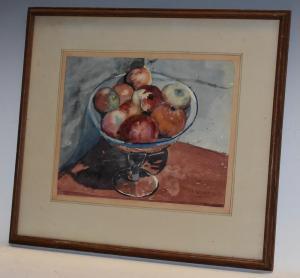 GRAVETT sidney a,Apples in a Glass Bowl,Bamfords Auctioneers and Valuers GB 2019-05-15