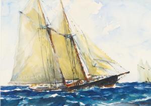 GRAY Jack 1920-1990,SHIPS AT SEA,Sotheby's GB 2014-04-16