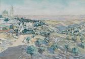 GRAY Jack 1920-1990,The Montefiore windmill and Yemin Moshe, Jerusalem,Sotheby's GB 2007-12-12