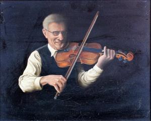GRAY James 1917-1947,Fiddler,Gormleys Art Auctions GB 2021-08-03
