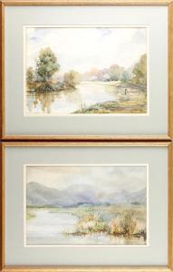 GRAY M.L 1800-1900,A pair of river landscapes,1922,Bonhams GB 2012-01-04