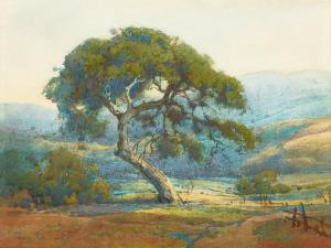 GRAY Percy 1869-1952,Lucas Valley Landscape with Wildflowers,1928,Bonhams GB 2024-04-23