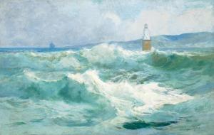 GRAY Percy 1869-1952,Mile Rocks Lighthouse,1906,Bonhams GB 2024-04-23