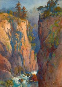 GRAY Percy 1869-1952,Rogue River Gorge,1926,Bonhams GB 2024-04-23
