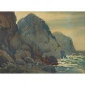 GRAY Percy 1869-1952,Sea and Rocks,1930,Treadway US 2012-05-20