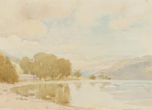 GRAY Ronald 1868-1951,TREE REFLECTIONS ON THE LOUGH,1925,Ross's Auctioneers and values IE 2023-10-11