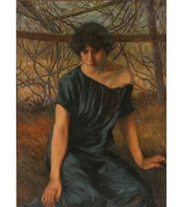 GRAY William 1900-1900,Melancholy portrait of a woman,Ripley Auctions US 2009-04-26