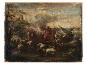 GRAZIANI Ciccio 1626,A cavalry battle scene,17th Century,Palais Dorotheum AT 2021-12-16