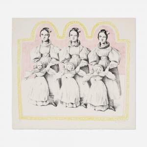GRAZIANI Sante 1920-2005,Three Little Girls (from the Homage to Ingre,1966,Toomey & Co. Auctioneers 2023-07-27