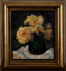 GREAT HAVELLE H.the 1872,Vase with roses,Twents Veilinghuis NL 2013-01-05