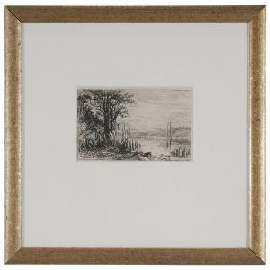 GREATOREX Eliza Pratt 1819-1897,Riverscape,1880,Brunk Auctions US 2017-07-22