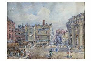 GREAVES Jack 1928,'Market Place 1823', and another 'Market Street 1823',Bonhams GB 2005-03-10