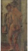 GREAVES Leonard 1918-1949,Standing female nude,1943,Christie's GB 2006-03-01