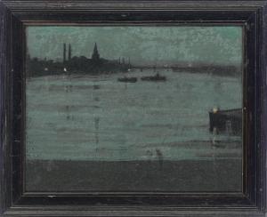 GREAVES Walter 1846-1930,View of the Thames from Lindsey House,Christie's GB 2011-04-19