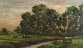 GREAVES William 1852-1938,Cattle grazing at sunset,Bonhams GB 2007-02-27