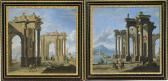 GRECO Gennaro Mascacotta,Lotto unico di due dipinti: «Architettura con arco,Farsetti 2006-05-05