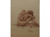 GRECO PEPY,nudo di donna in spiaggia,Caputmundi Casa d'Aste IT 2011-10-12