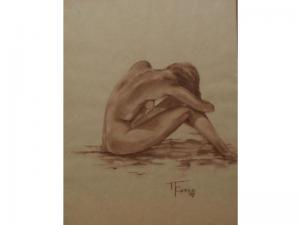 GRECO PEPY,nudo di donna in spiaggia,Caputmundi Casa d'Aste IT 2011-10-12
