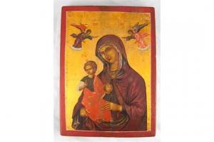 GREEK SCHOOL,Icon of the Virgin and Child,Hampstead GB 2015-10-20