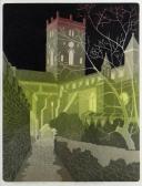 GREEN Bernard 1931-1998,St. David's, Cathedral at Night,1988,Rogers Jones & Co GB 2021-07-24